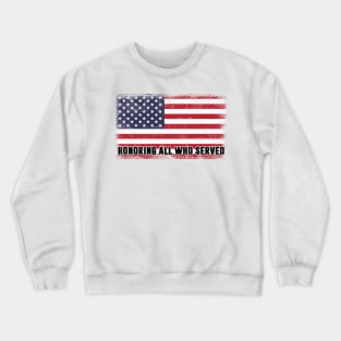 Patriotic USA Memorial Day Family Men Women Boys & Girls Crewneck Sweatshirt